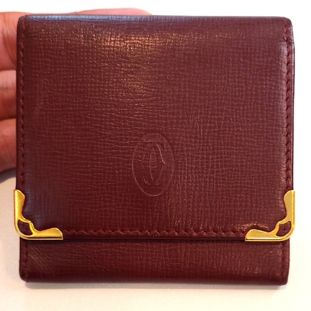 Cartier De Must Square Coin Pouch